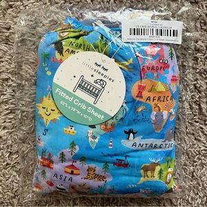 Little Sleepies Around The World Standard Crib Sheet